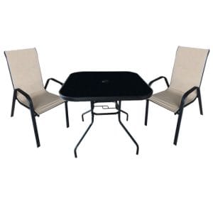 COMBO CLEVELAND MESA Y 2 SILLAS